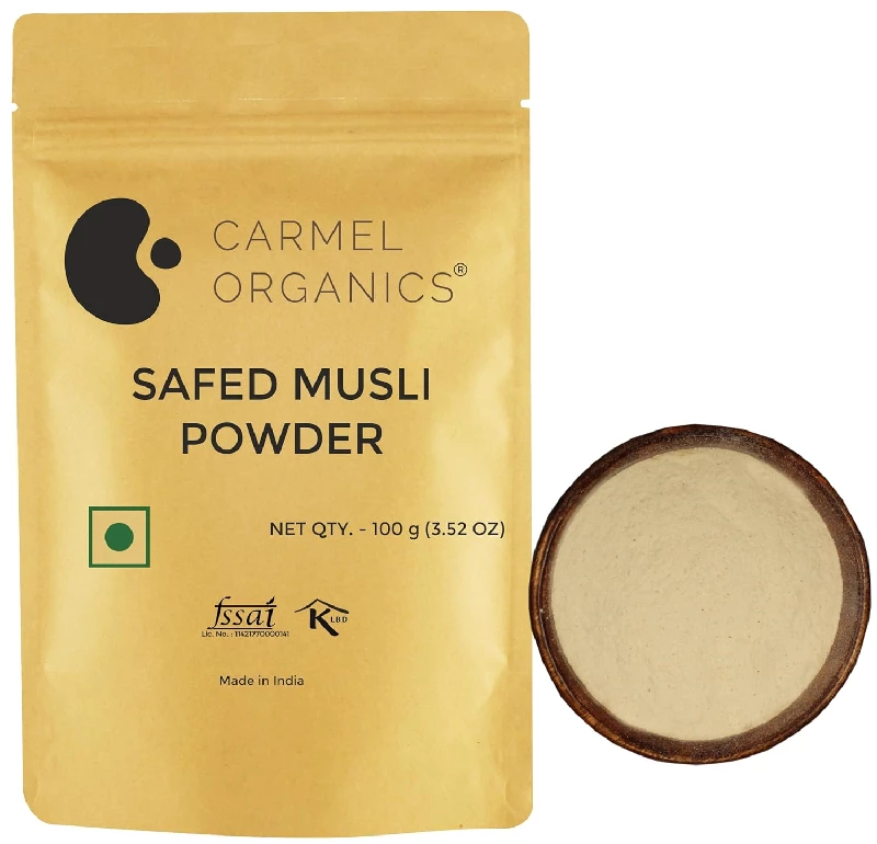 Carmel Organics Safed Musli Root Powder
