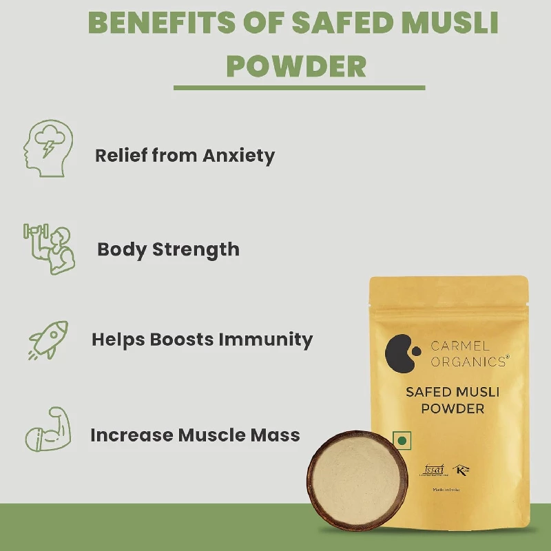 Carmel Organics Safed Musli Root Powder - Image 3