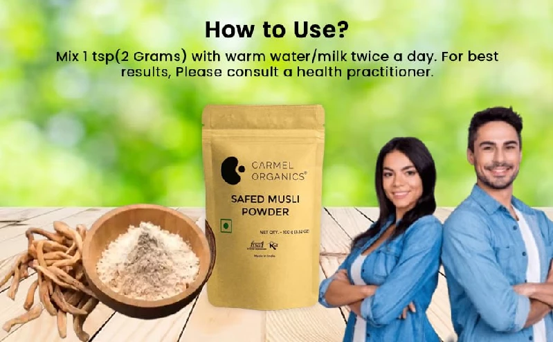 Carmel Organics Safed Musli Root Powder - Image 5