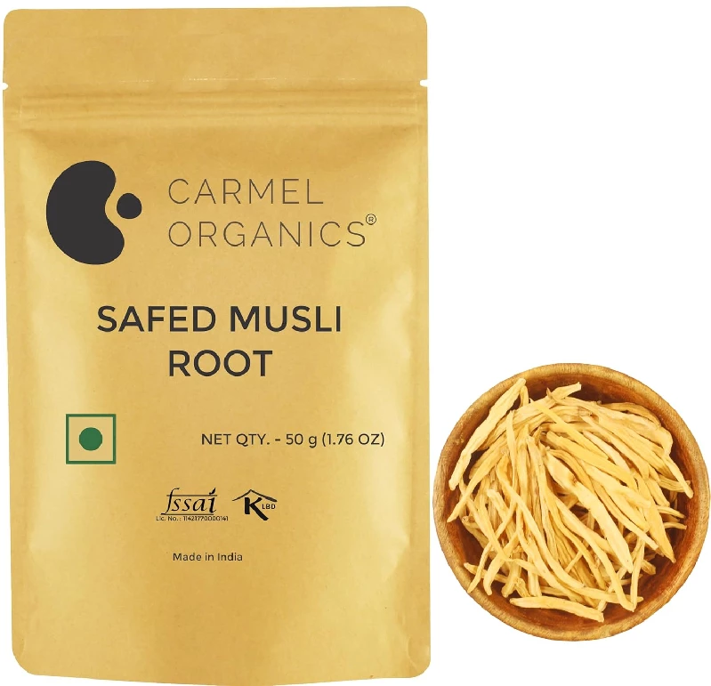 Carmel Organics Safed Musli Root Whole