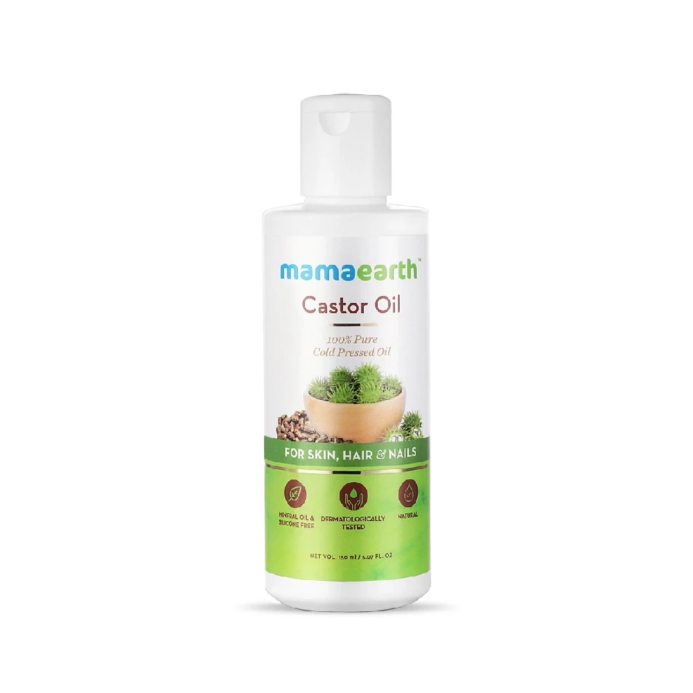 Castor Oil For Healthier Skin, Hair And Nails With 100 Pure And Natural Cold Pressed Oil