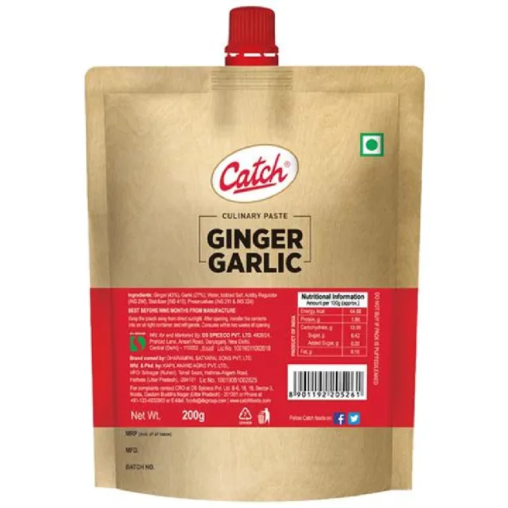 Catch Ginger Garlic Paste - Thick & Grainy - Image 3