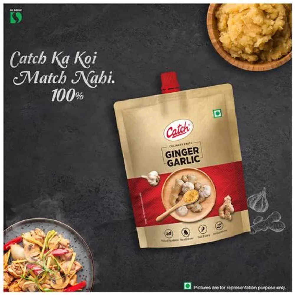 Catch Ginger Garlic Paste - Thick & Grainy - Image 4