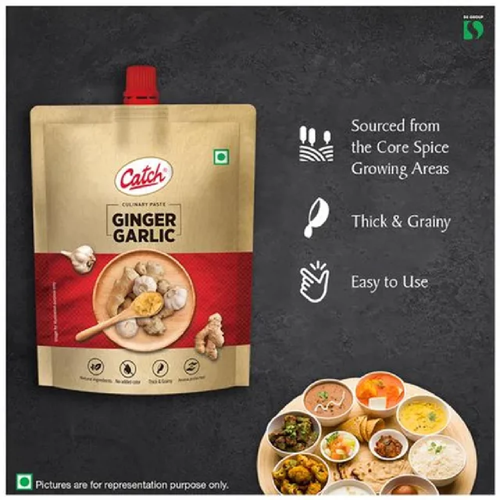 Catch Ginger Garlic Paste - Thick & Grainy - Image 5