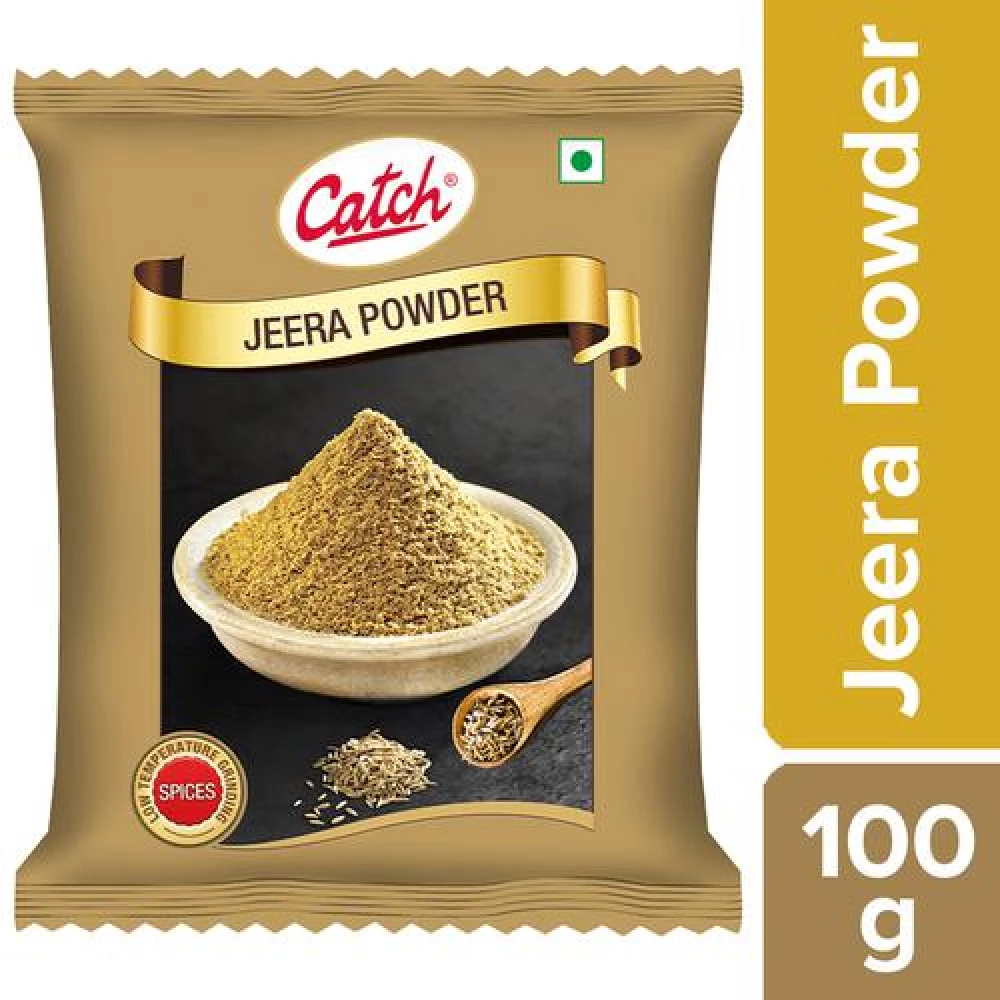 Catch Jeera Powder - Enhances Flavour & Aroma Catch Jeera Powder - Enhances Flavour & Aroma--100 g Pouch
