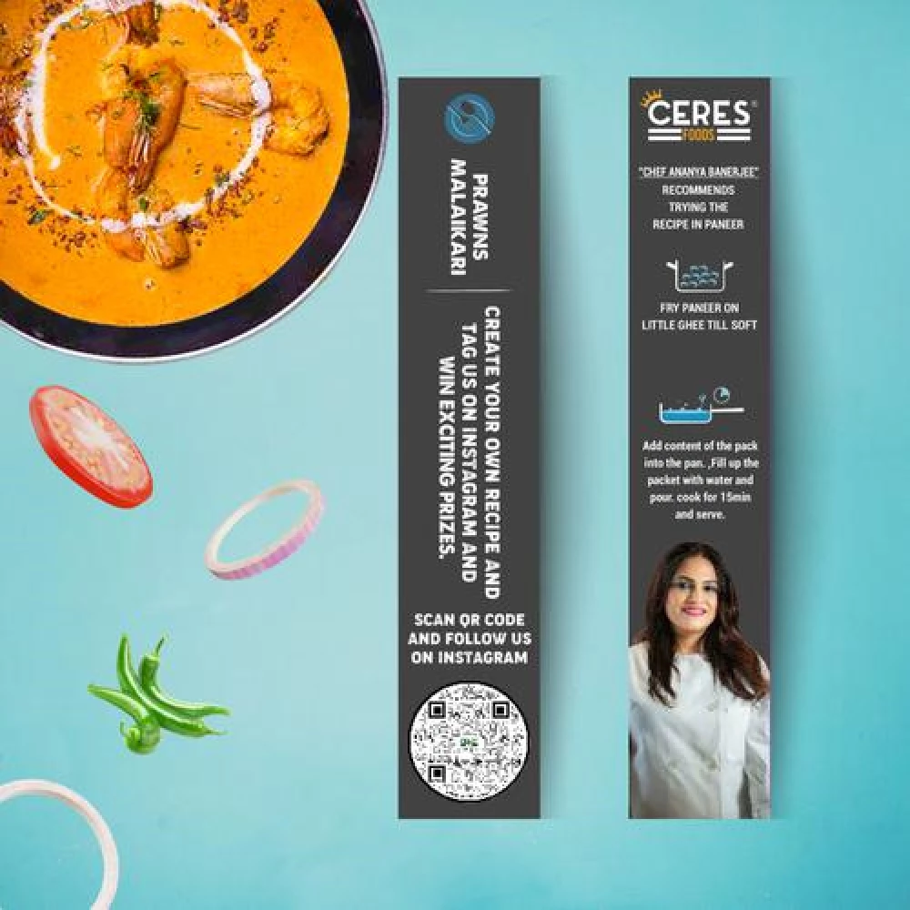 Ceres Foods Bengali Prawns Malaikari Instant Liquid Masala - Ready To Cook Indian Curry Cooking Paste - Image 5