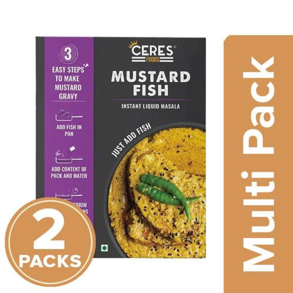 Ceres Foods Mustard Fish Instant Liquid Masala - Fish Cooking Paste