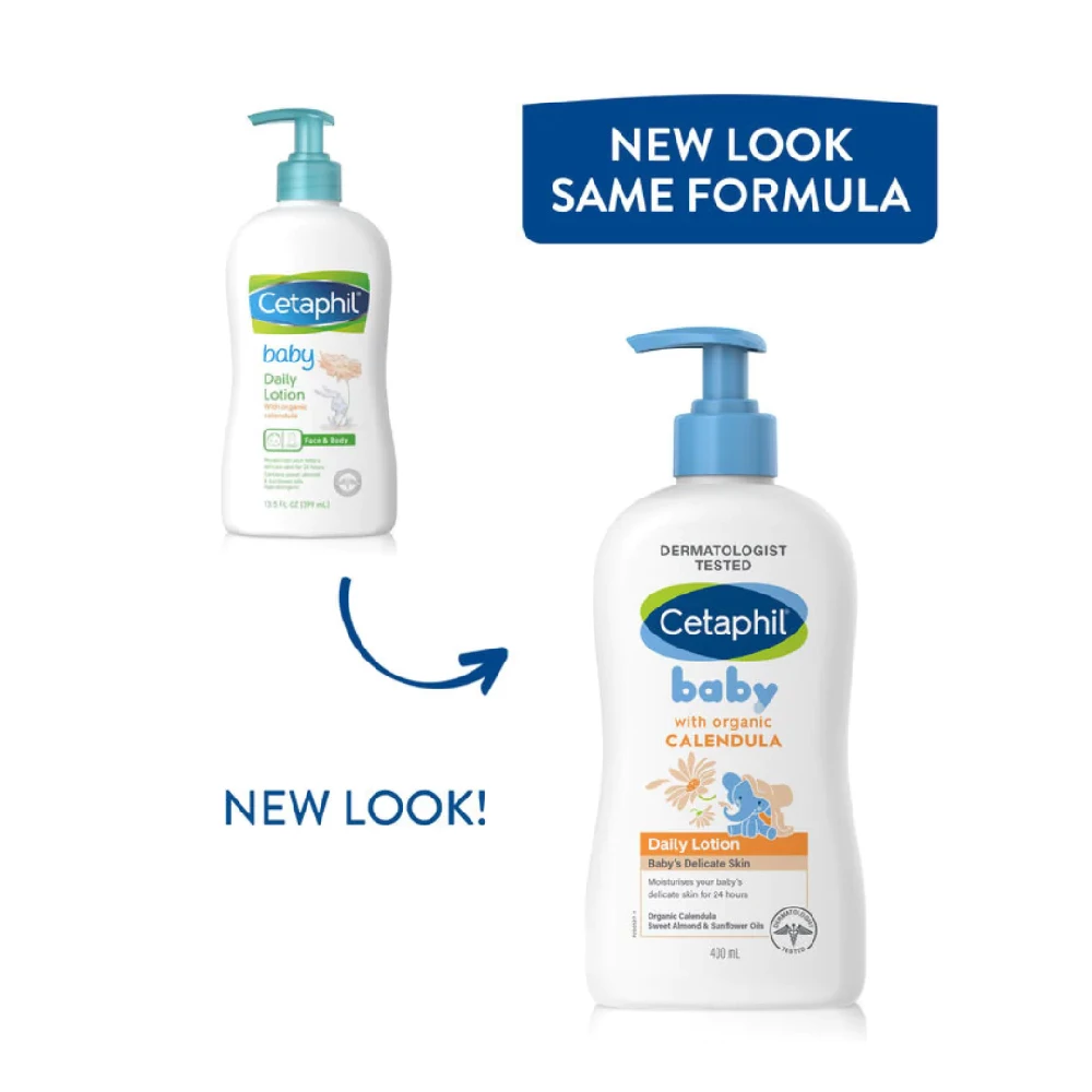 Cetaphil Baby Daily Face & Body Lotion with Organic Calendula - Image 2