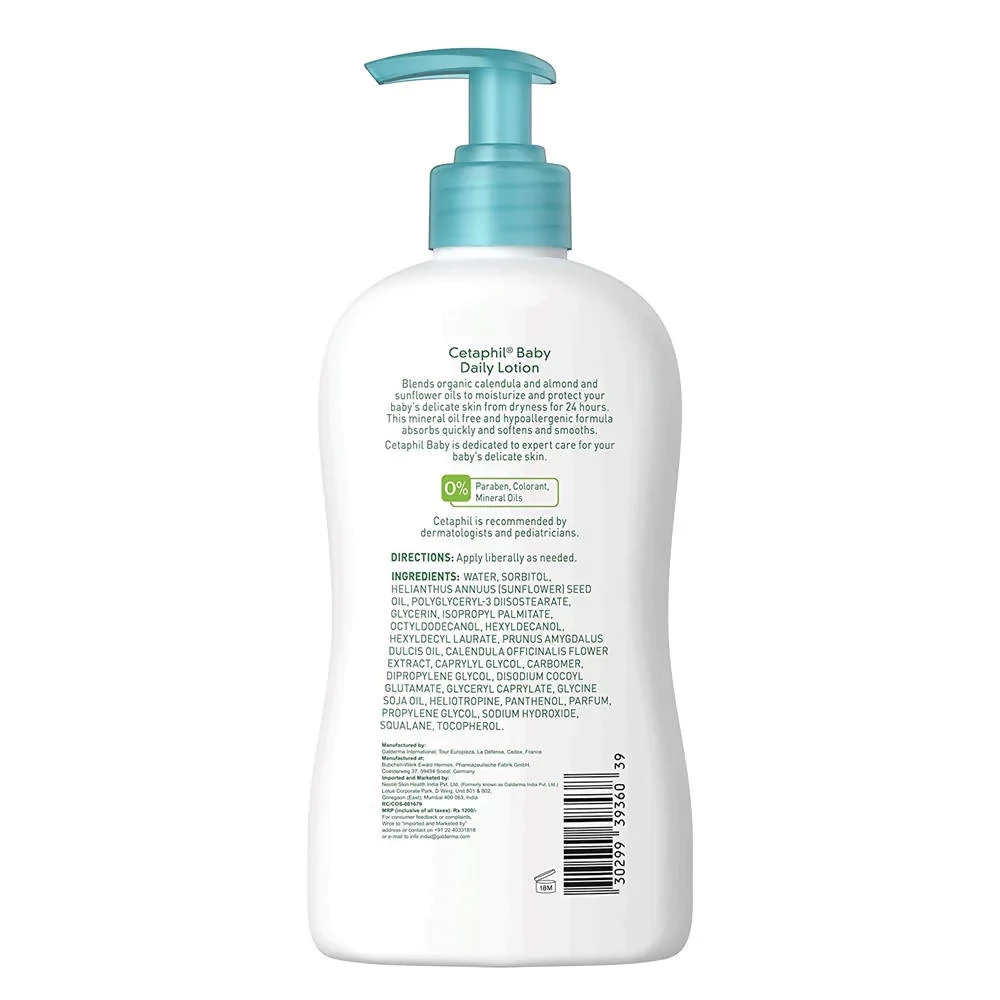 Cetaphil Baby Daily Face & Body Lotion with Organic Calendula - Image 4