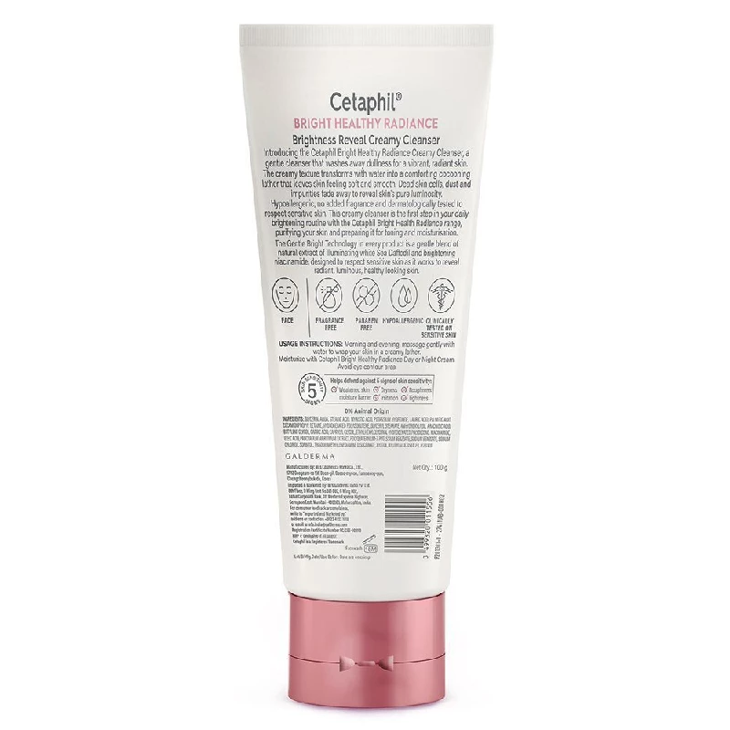 Cetaphil Brightening Cleanser with Niacinamide Reduces dark spots - Image 2