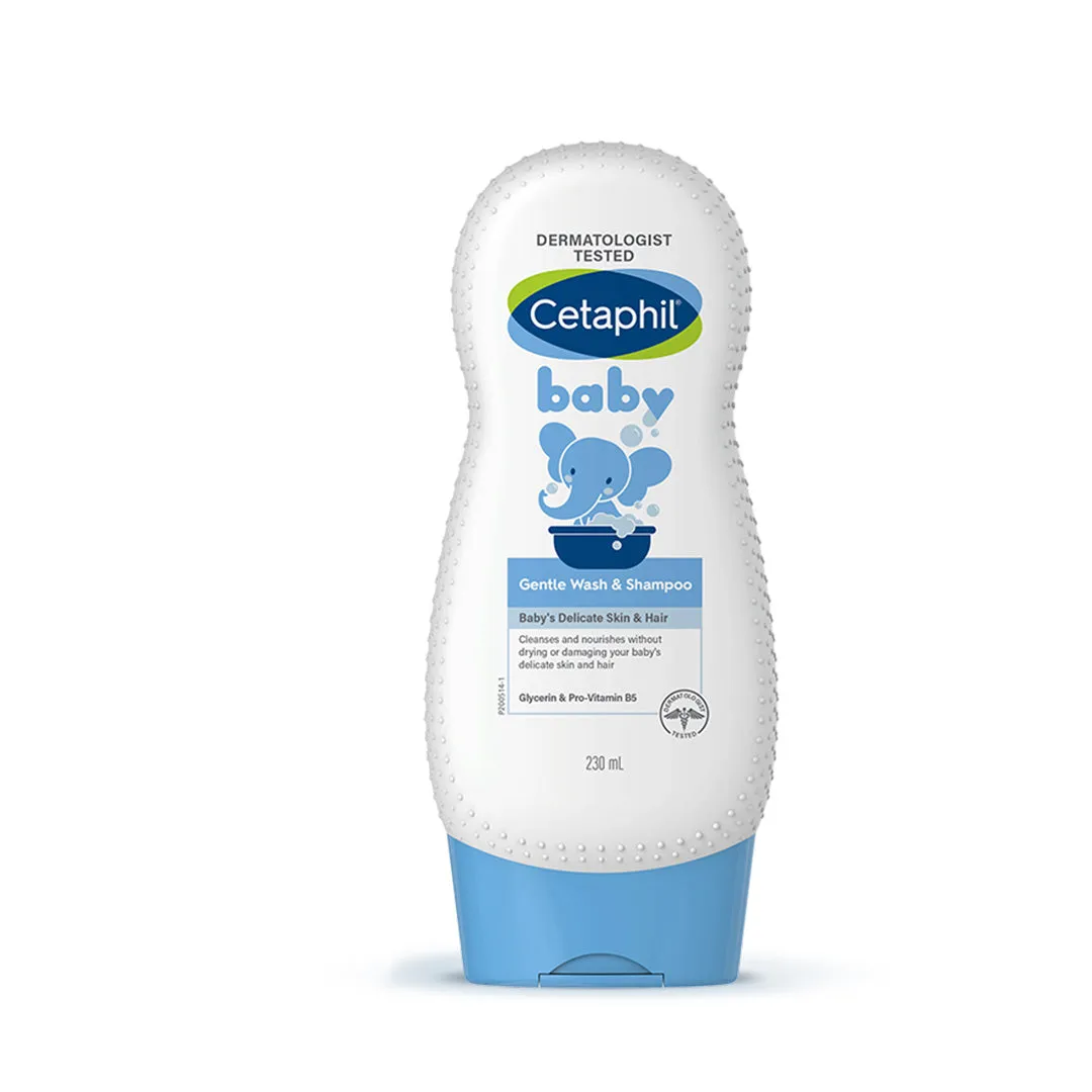 Cetaphil Baby Gentle Wash & Shampoo with Wheat Protein and Glycerin Cetaphil Baby Gentle Wash & Shampoo with Wheat Protein and Glycerin-Pack Size-230 ml