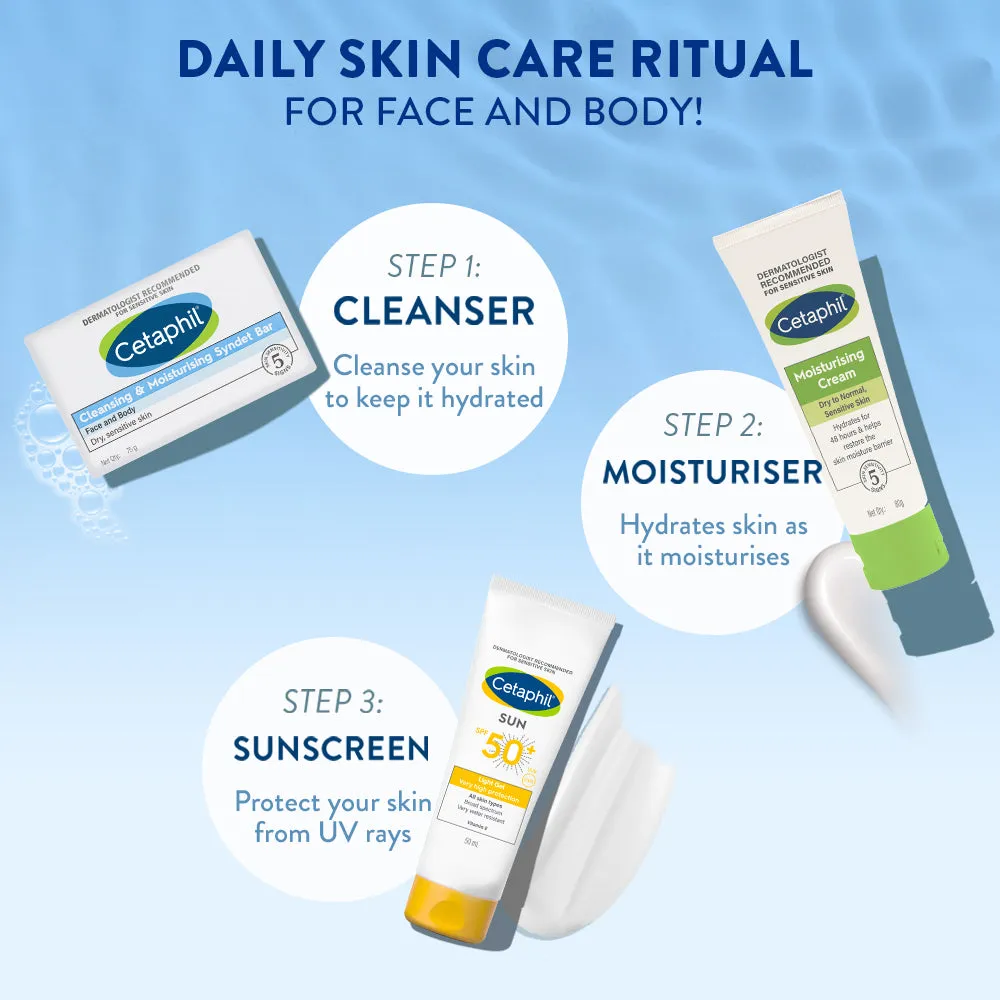 Cetaphil Cleansing & Moisturising Syndet Bar With Shea butter - Image 7