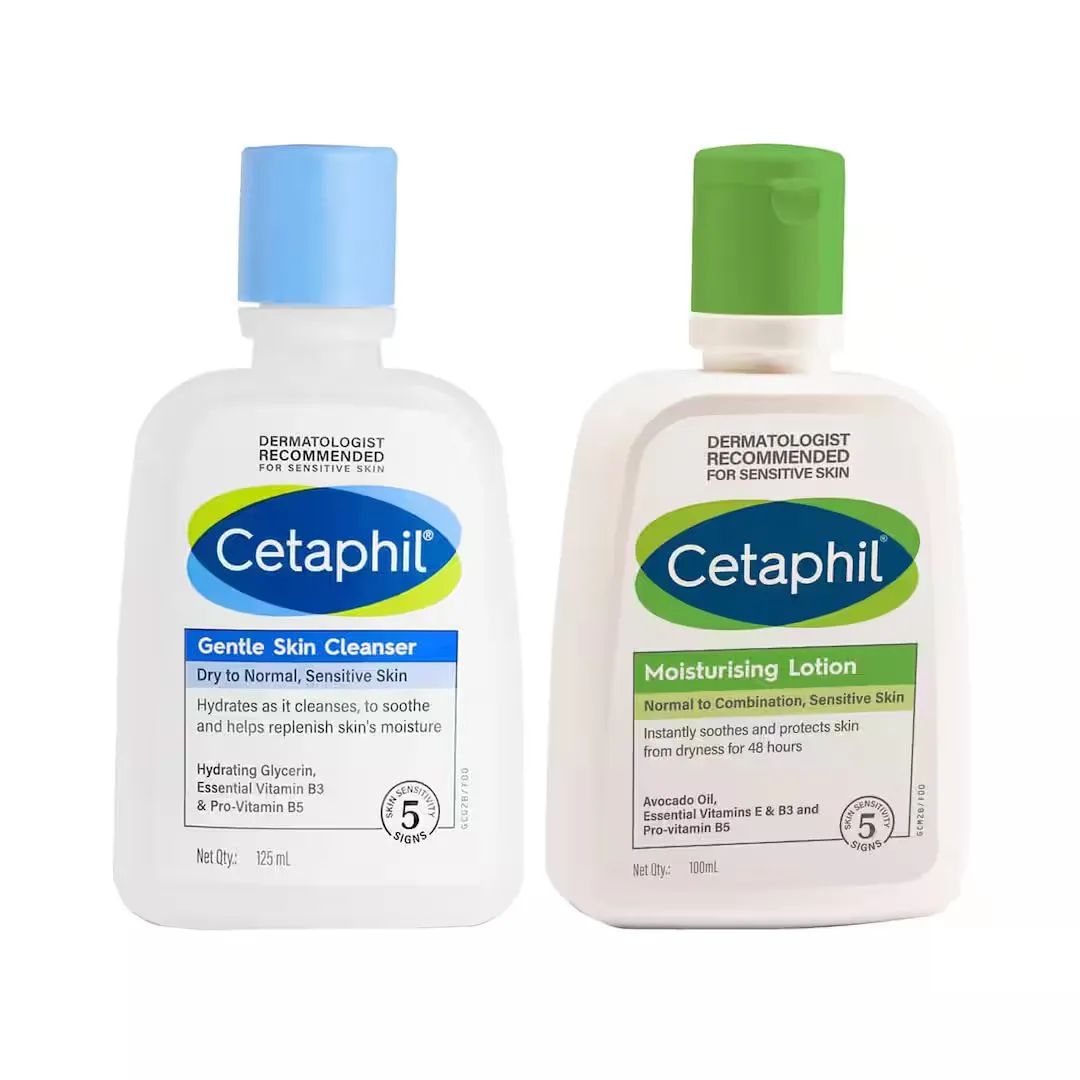 Cetaphil Cleansing + Hydrating Regime Cetaphil Cleansing + Hydrating Regime-Pack Size-Pack of 2