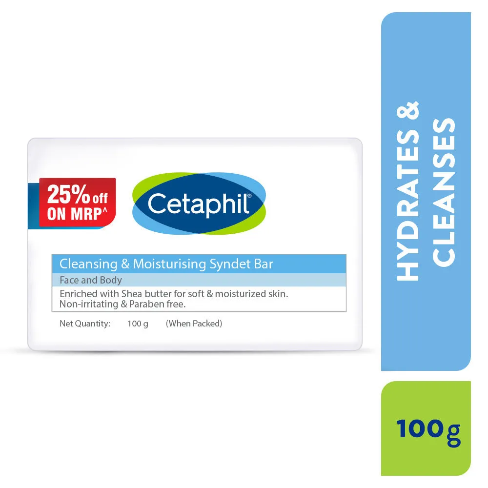 Cetaphil Cleansing Moisturizing Syndet Bar - Image 2