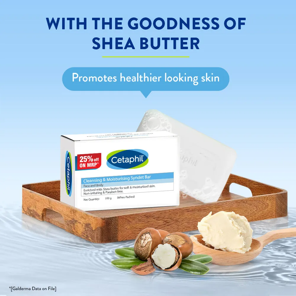 Cetaphil Cleansing Moisturizing Syndet Bar - Image 4
