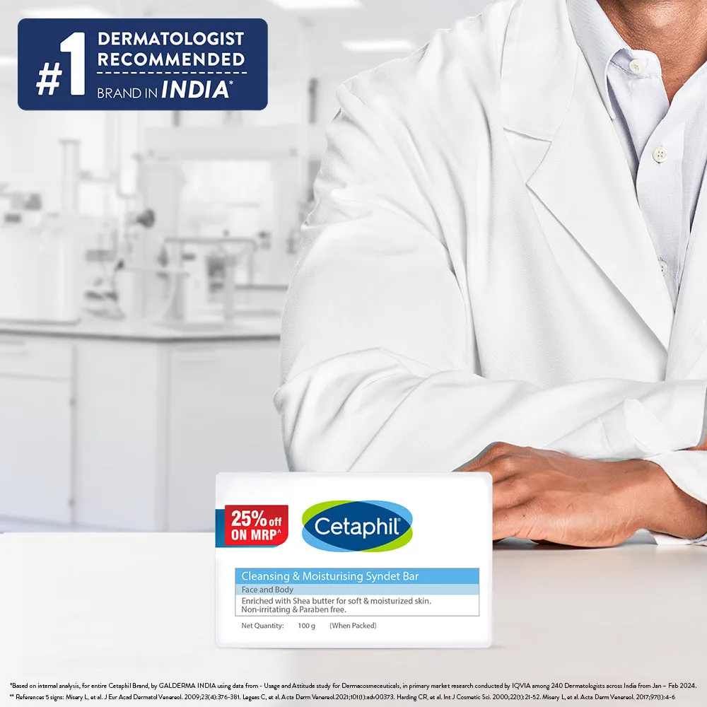 Cetaphil Cleansing Moisturizing Syndet Bar - Image 5