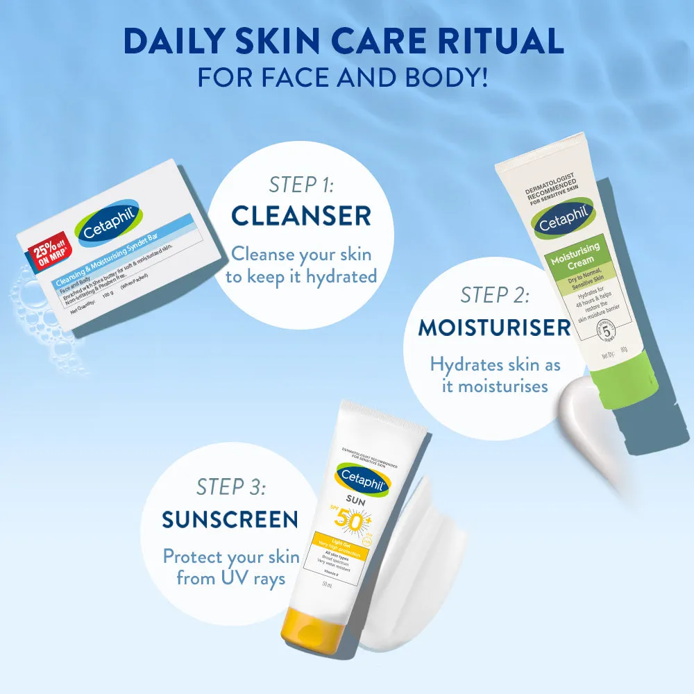 Cetaphil Cleansing Moisturizing Syndet Bar - Image 6