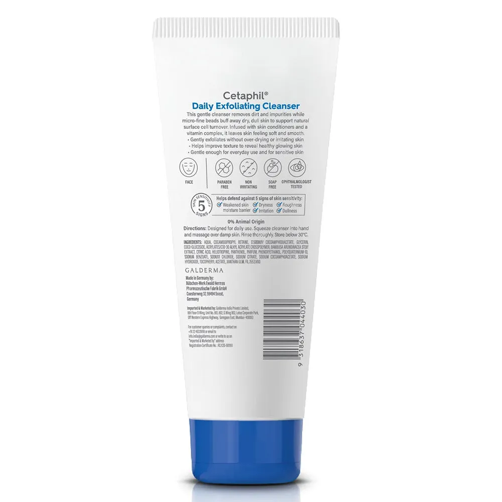 Cetaphil Daily Exfloliating Cleanser with Vitamin B5 and E - Image 2