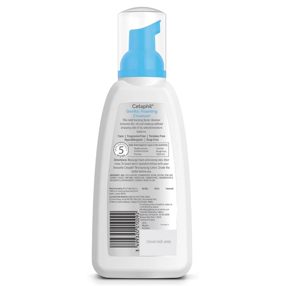 Cetaphil Gentle Foaming Cleanser for Dry to Normal Sensitive skin - Image 2