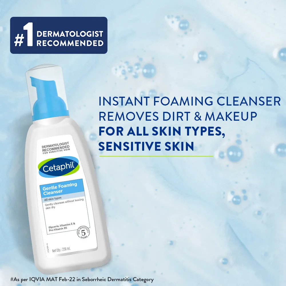 Cetaphil Gentle Foaming Cleanser for Dry to Normal Sensitive skin - Image 3