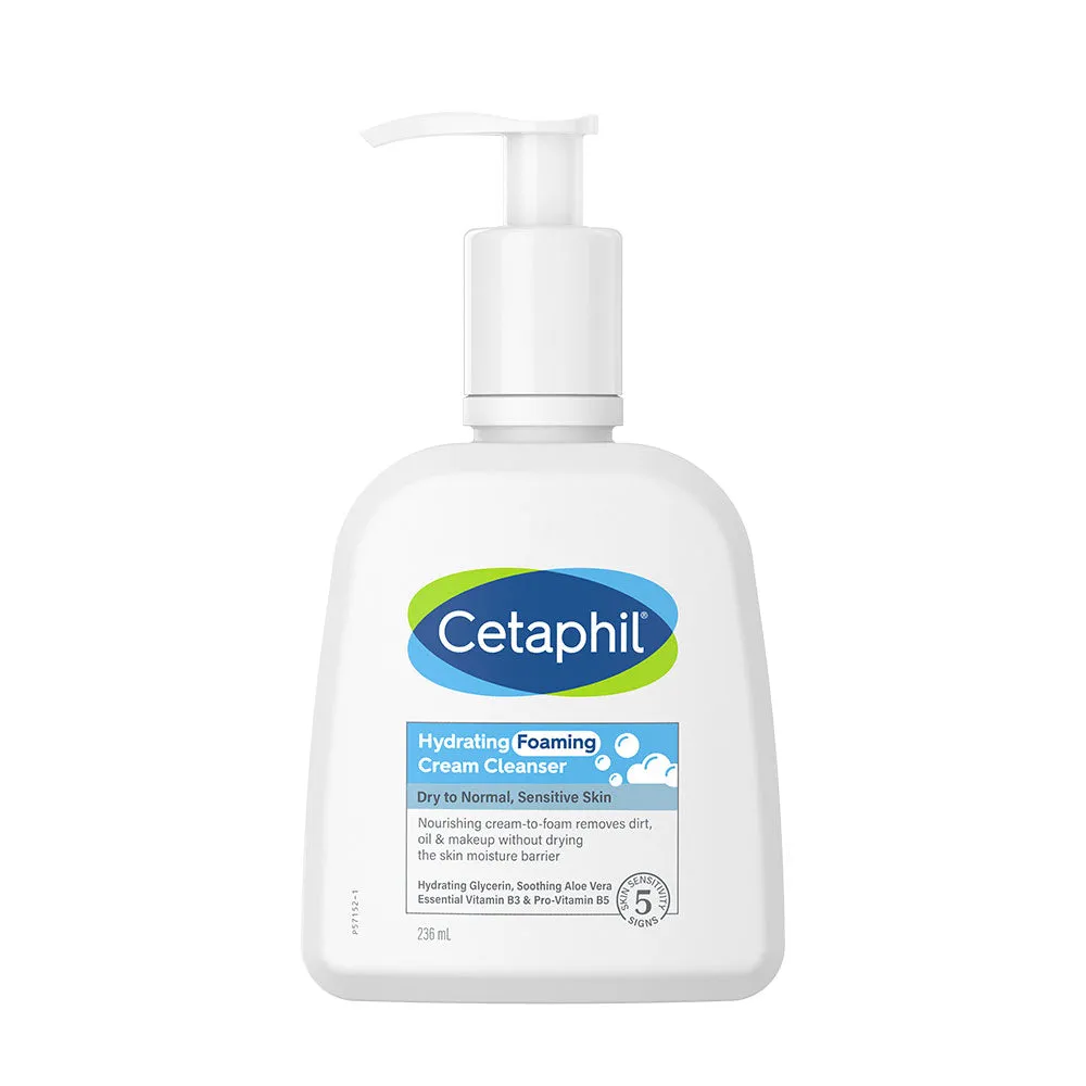 Cetaphil Hydrating Foaming Cream Cleanser Cetaphil Hydrating Foaming Cream Cleanser-Pack Size-236 ml