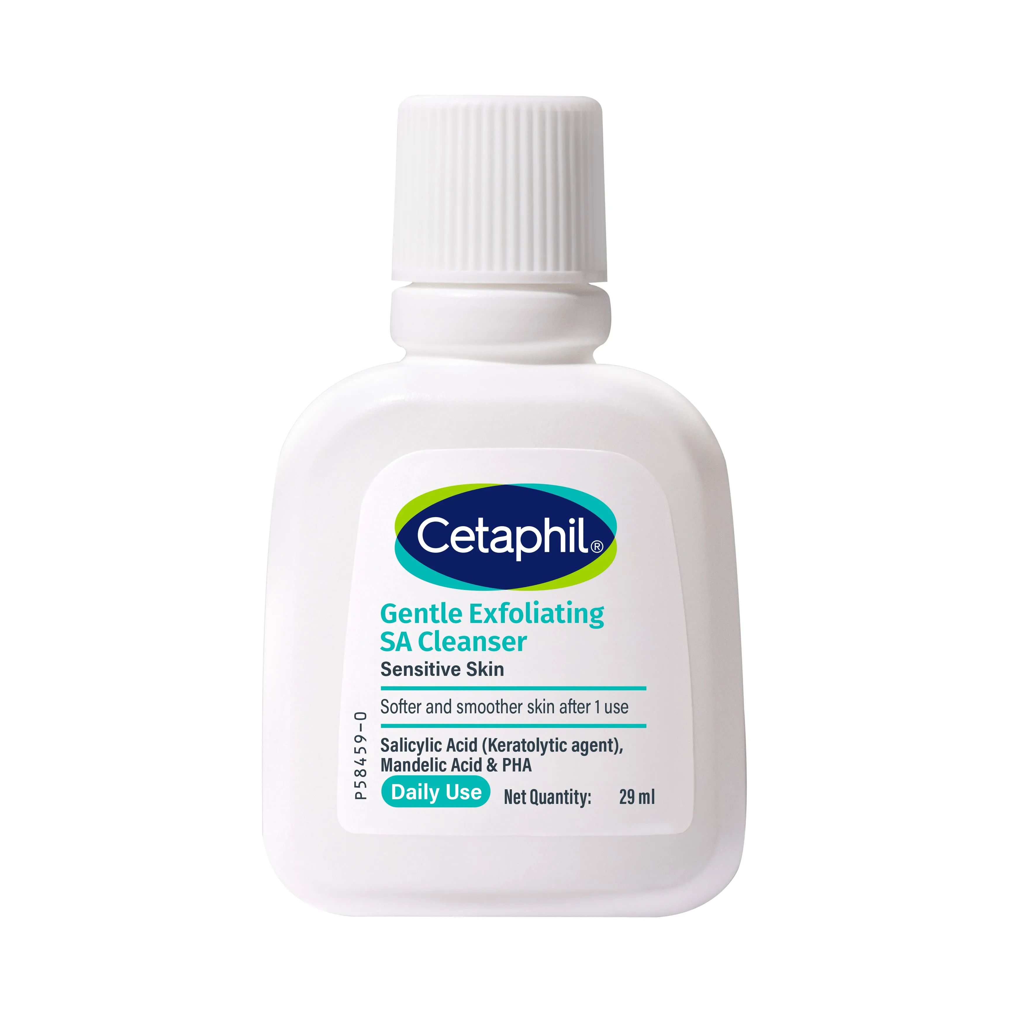 Cetaphil Mini Gentle Exfoliating SA Cleanser Cetaphil Mini Gentle Exfoliating SA Cleanser-Pack Size-29 ml