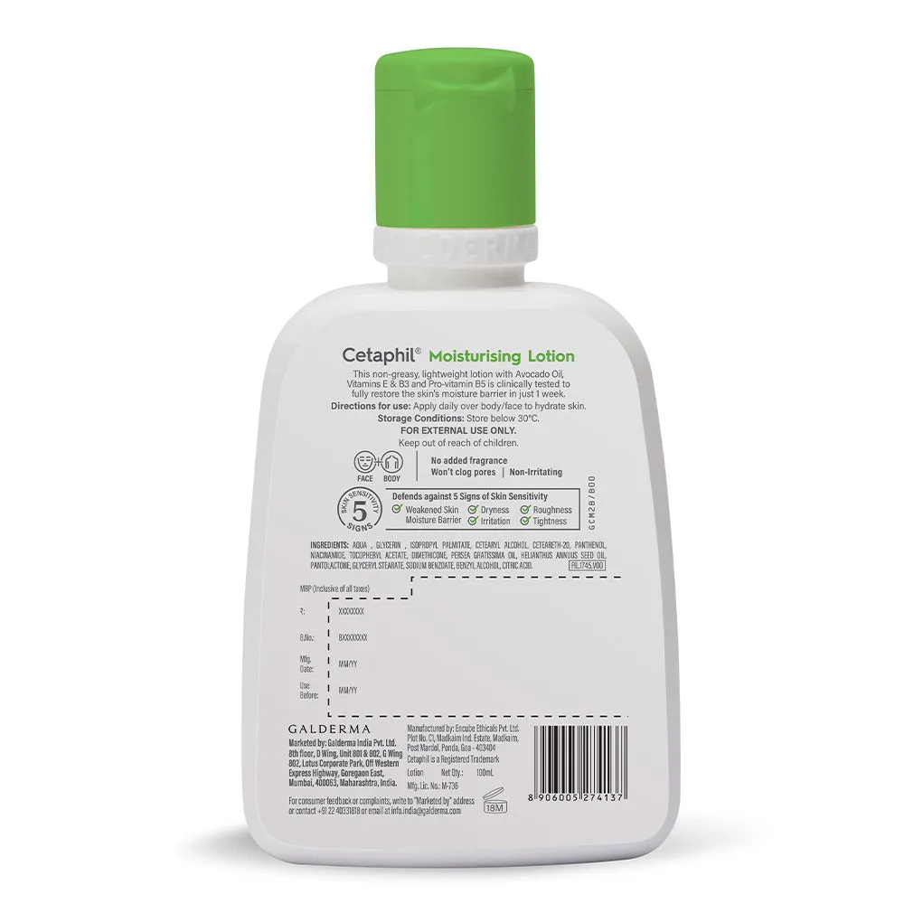 Cetaphil Moisturising Lotion For Dry to Normal skin - Image 2