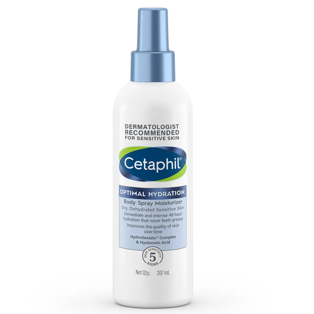 Cetaphil Optimal Hydration Body Spray Moisturizer Cetaphil Optimal Hydration Body Spray Moisturizer-Pack Size-207 ml