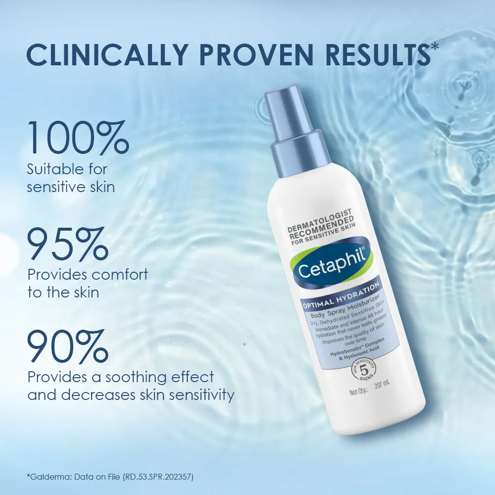 Cetaphil Optimal Hydration Body Spray Moisturizer - Image 10