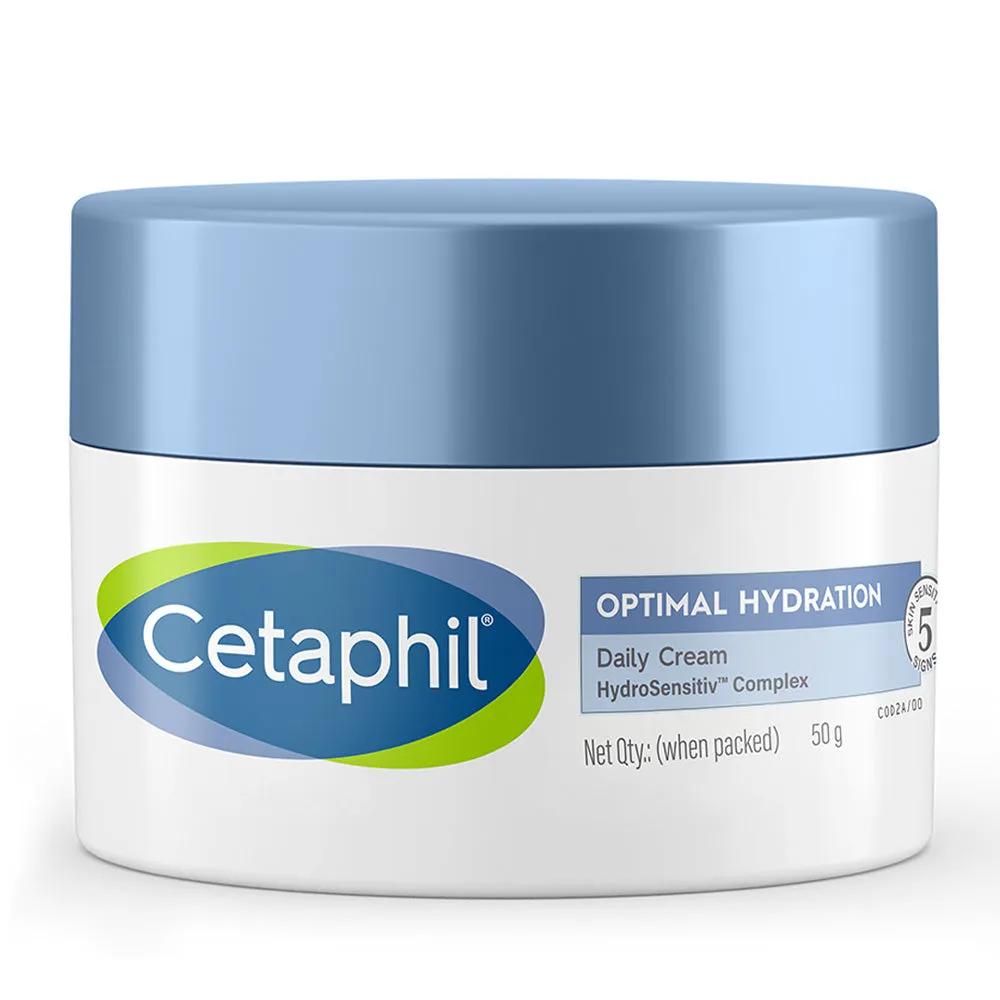 Cetaphil Optimal Hydration Daily Cream Cetaphil Optimal Hydration Daily Cream-Pack Size-50 g