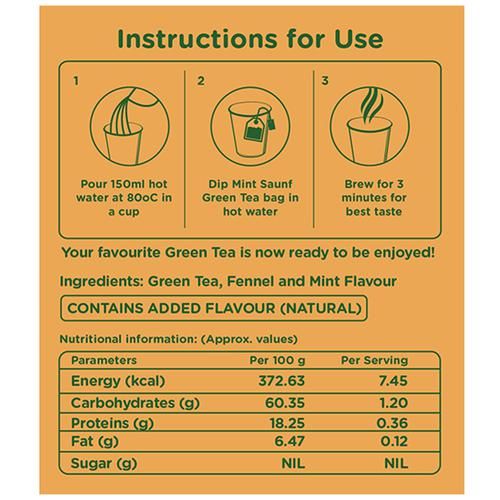 Chaayos Mint Sauf Green Tea - Image 4