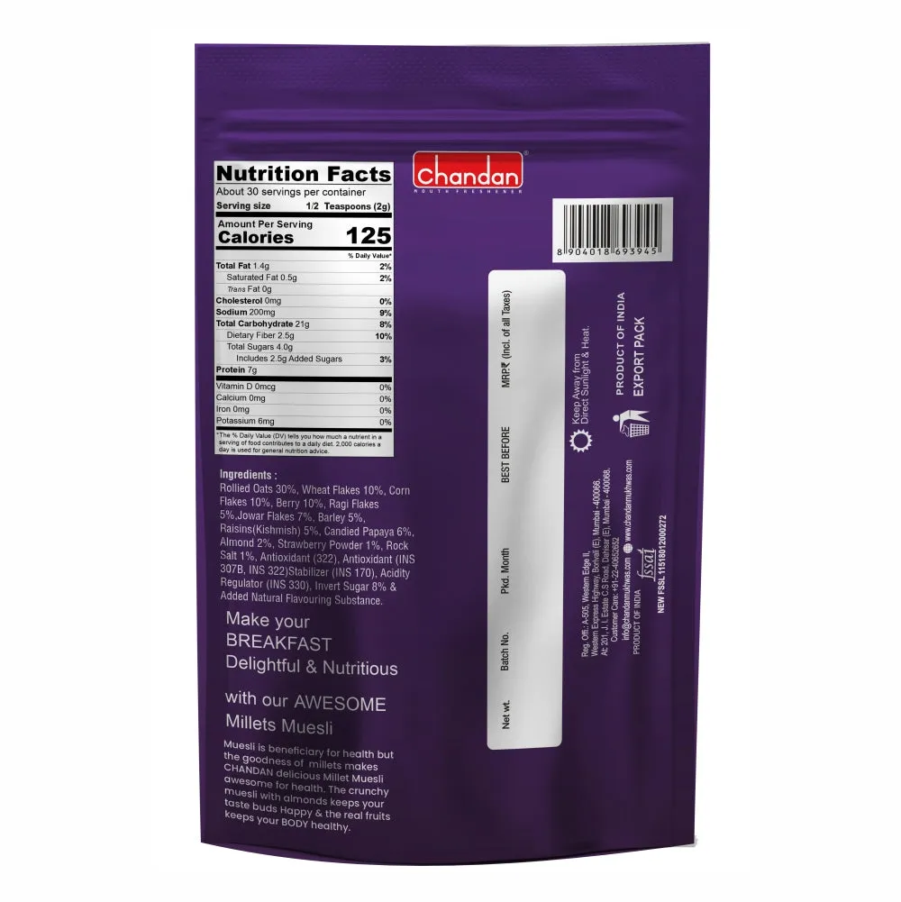 Chandan Mukhwas Fruit & Nut Millet Muesli - Image 2