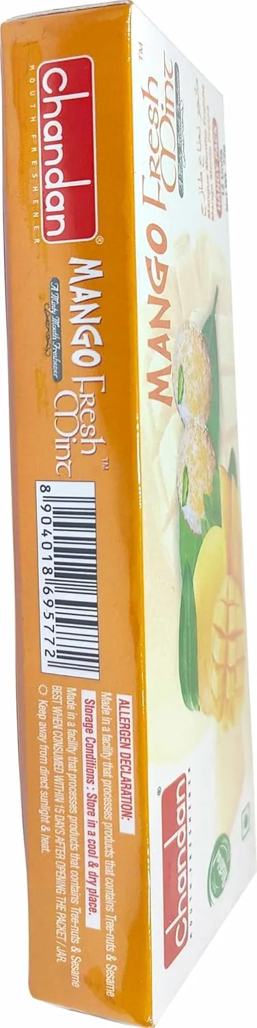 Chandan Mukhwas Mango Fresh Mint 12 Pieces - Image 3