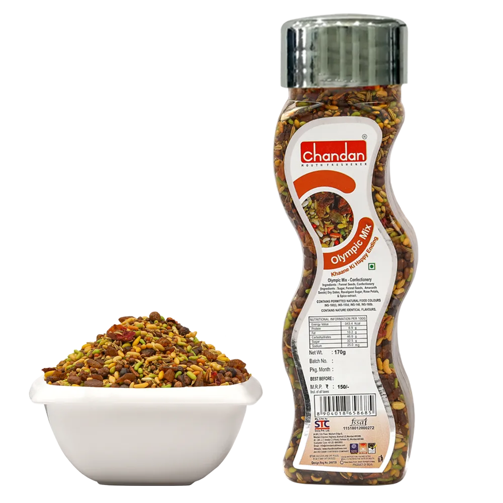 Chandan Mukhwas Olympic Mukhwas Mix Chandan Mukhwas Olympic Mukhwas Mix-Pack Size-170 g