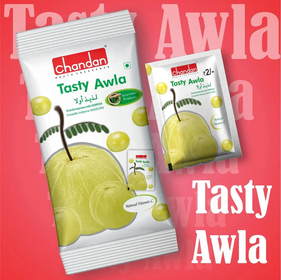 Chandan Mukhwas Tasty Awla 50 Sachets - Image 3