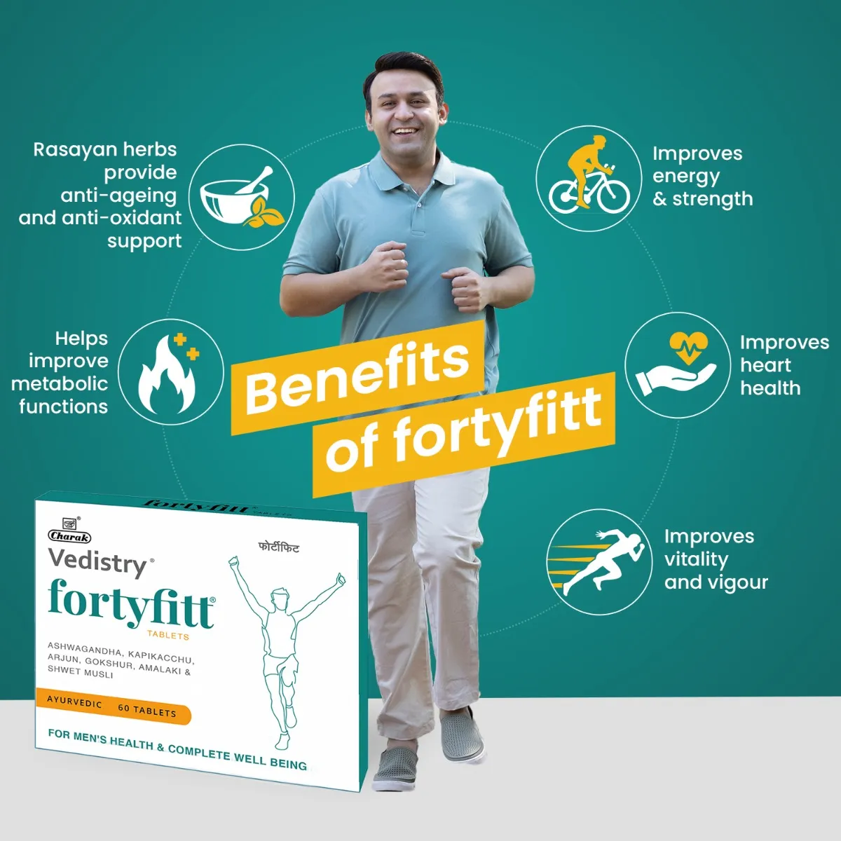 Charak Pharma Fortyfitt Tablets - Image 3
