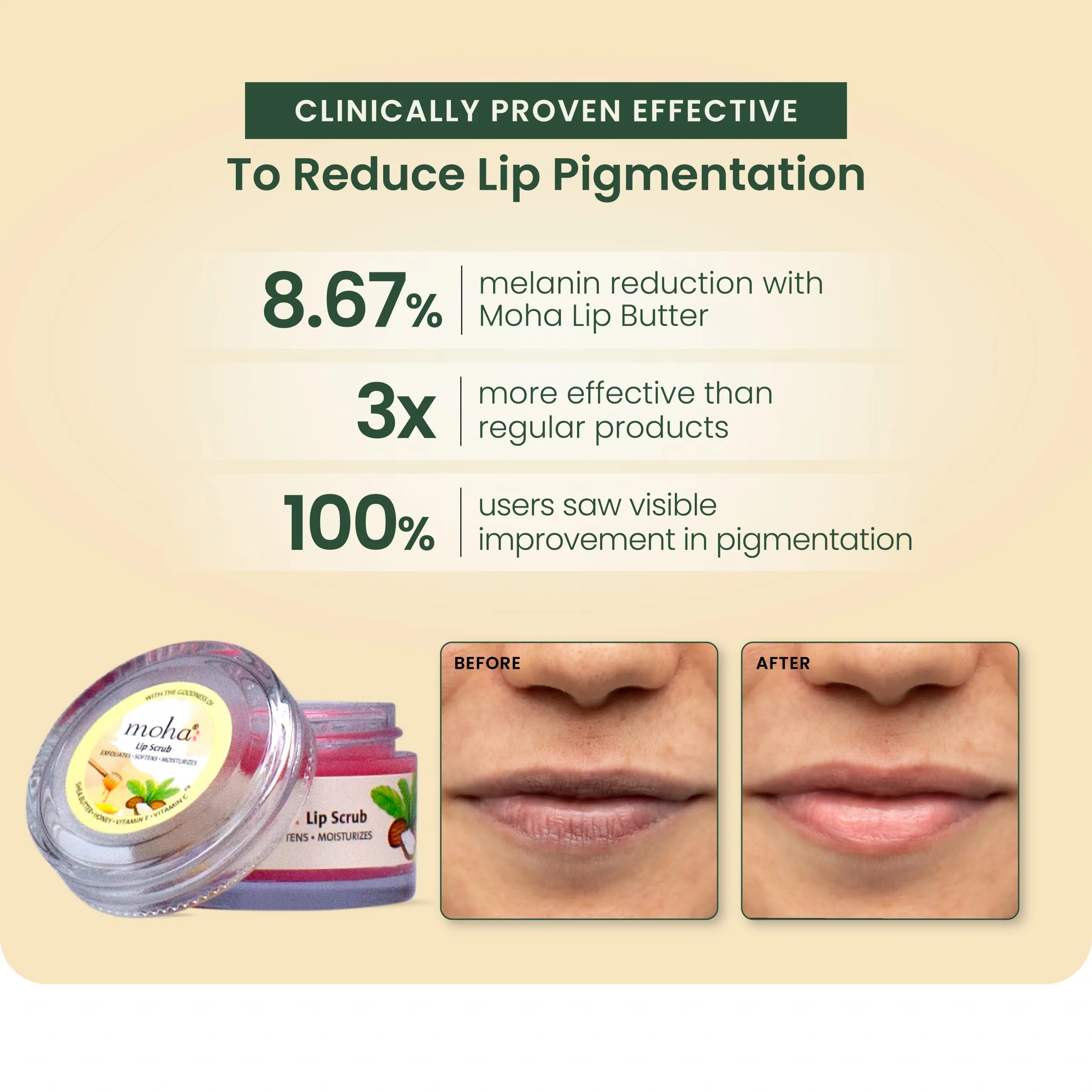 Charak Pharma moha: Lip Scrub - Image 2