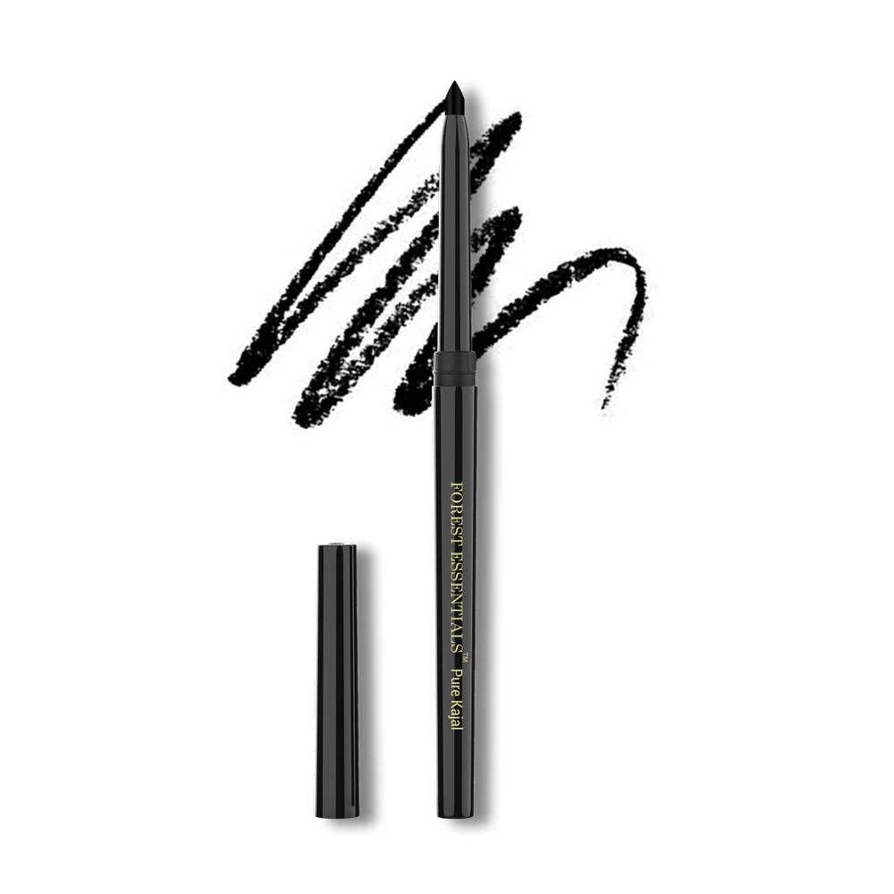 Forest Essentials Charcoal Black Gulaab Khaas Kajal - Image 2