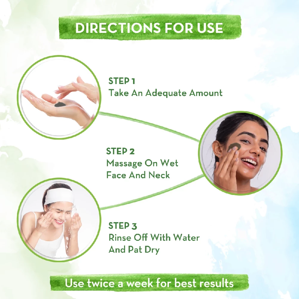 Charcoal Face Scrub For Oily Skin and Normal skin, with Charcoal and Walnut for Deep Exfoliation - Image 5