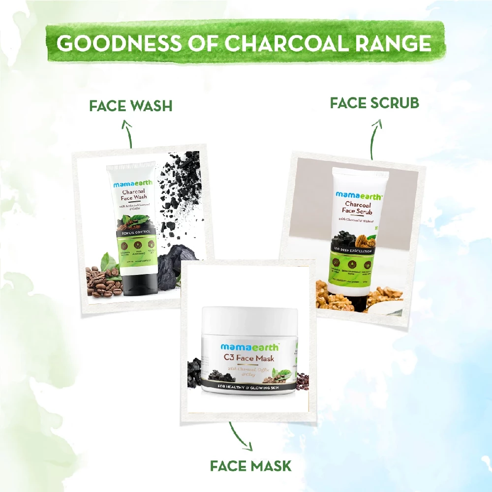 Charcoal Face Scrub For Oily Skin and Normal skin, with Charcoal and Walnut for Deep Exfoliation - Image 6