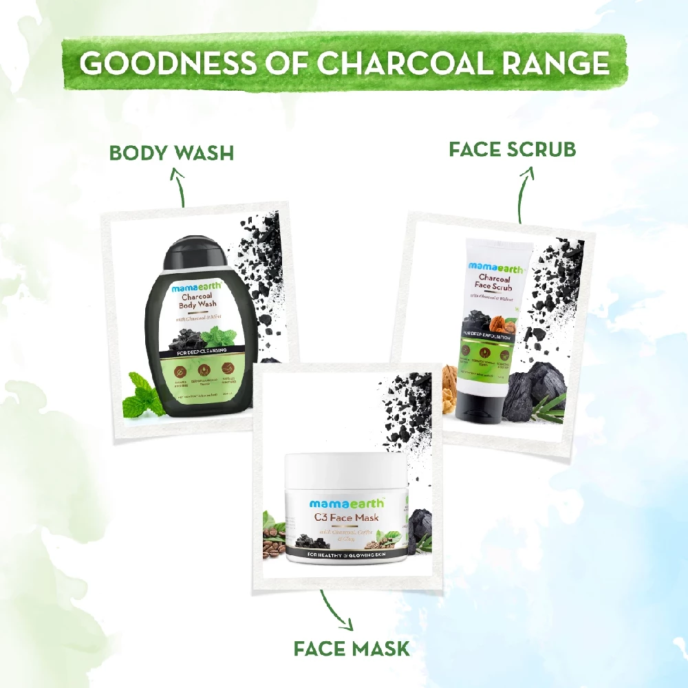 Charcoal Nourishing Bathing Soap With Charcoal and Mint for Deep Cleansing - Image 5