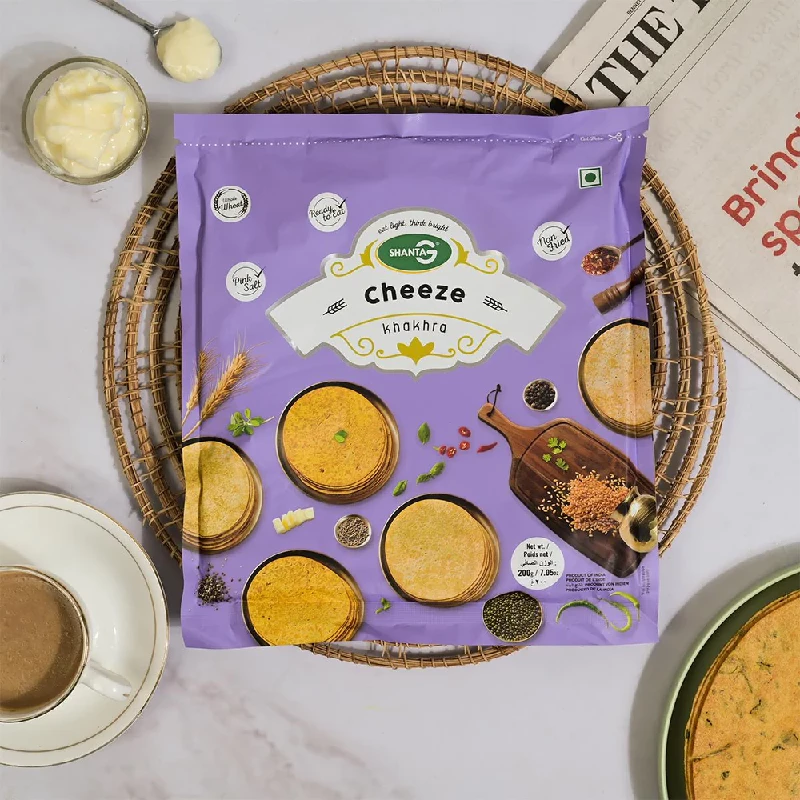 Cheeze Round Khakhra (Pack of 5) Cheeze Round Khakhra (Pack of 5)-Pack Size-200 g (Each)