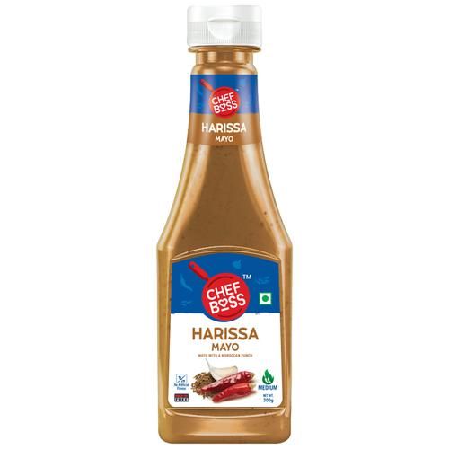 ChefBoss Harissa Mayo Sauce - Eggless Mayonnaise ChefBoss Harissa Mayo Sauce - Eggless Mayonnaise--300 g
