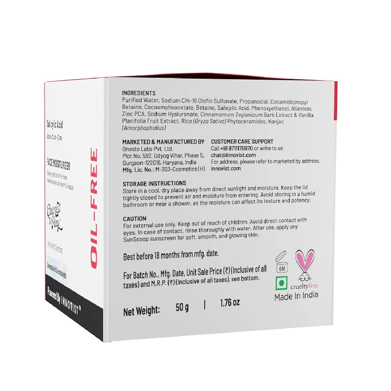 Chemist at Play Oil Control Face Moisturiser - Image 2