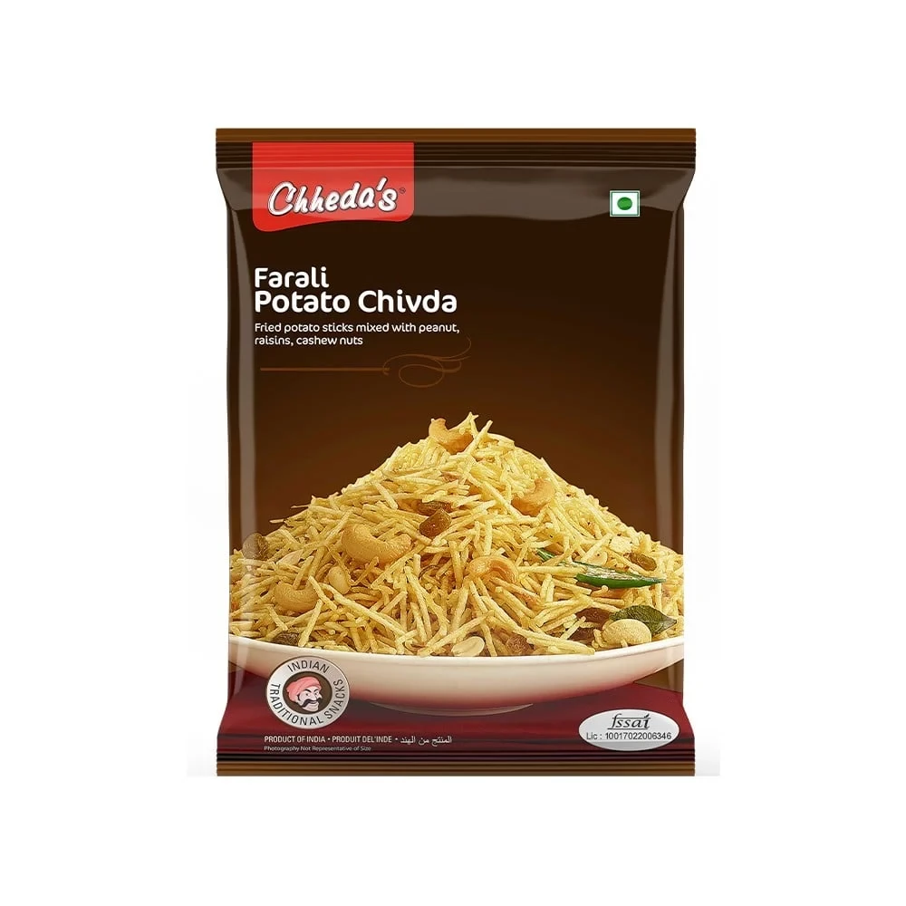 Chhedas Farali Potato Chivda Chhedas Farali Potato Chivda-Pack Size-170 g