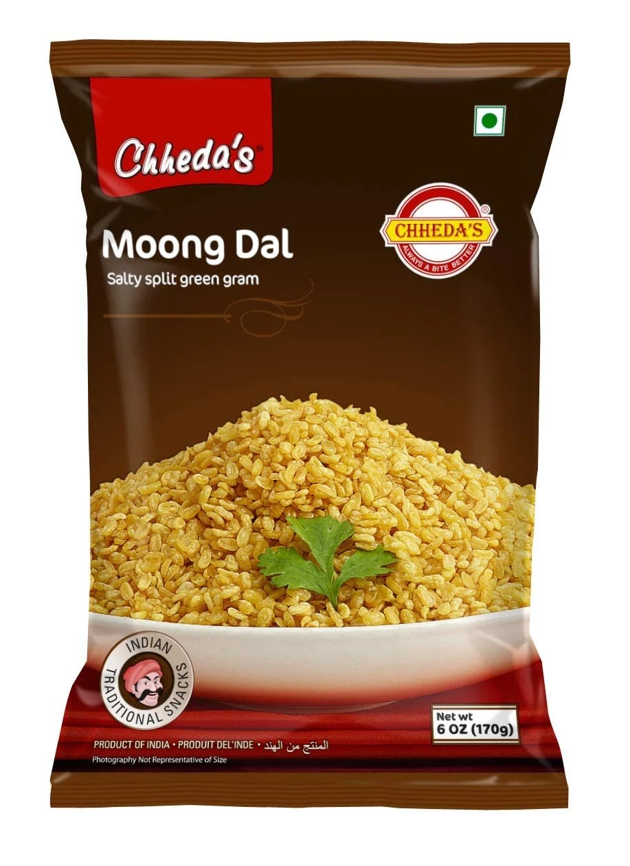 Chhedas Moong Dal - Salty Chhedas Moong Dal - Salty-Pack Size-170 g