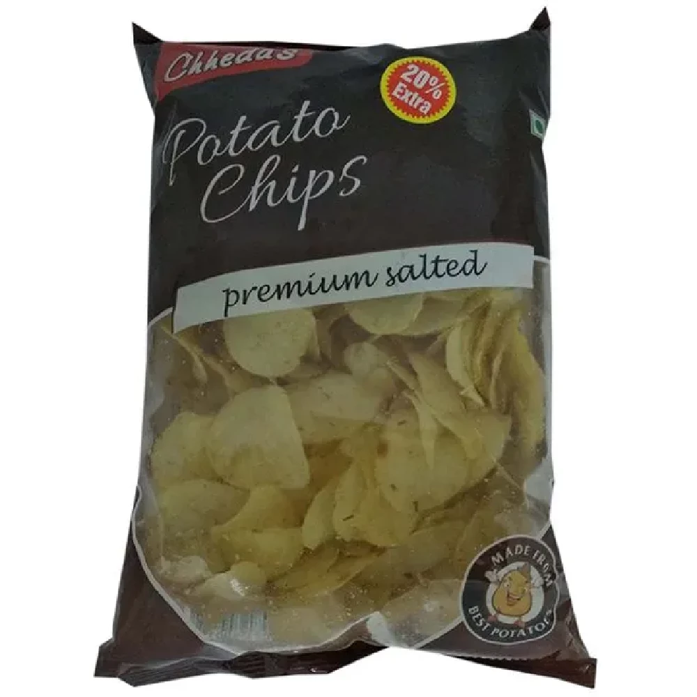 Chhedas Potato Chips - Salted Chhedas Potato Chips - Salted-Pack Size-170 g