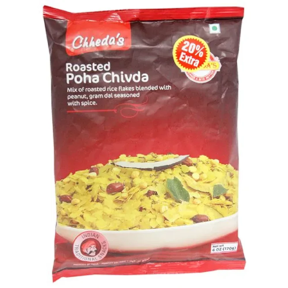 Chhedas Roasted Poha Chivda Chhedas Roasted Poha Chivda-Pack Size-170 g