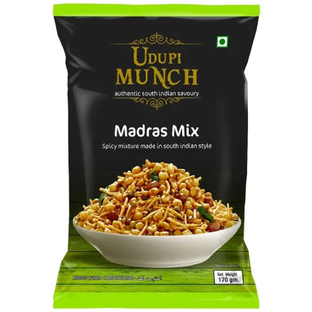 Chhedas Udupi Munch Madras Mix - Spicy Mixture Chhedas Udupi Munch Madras Mix - Spicy Mixture-Pack Size-170 g