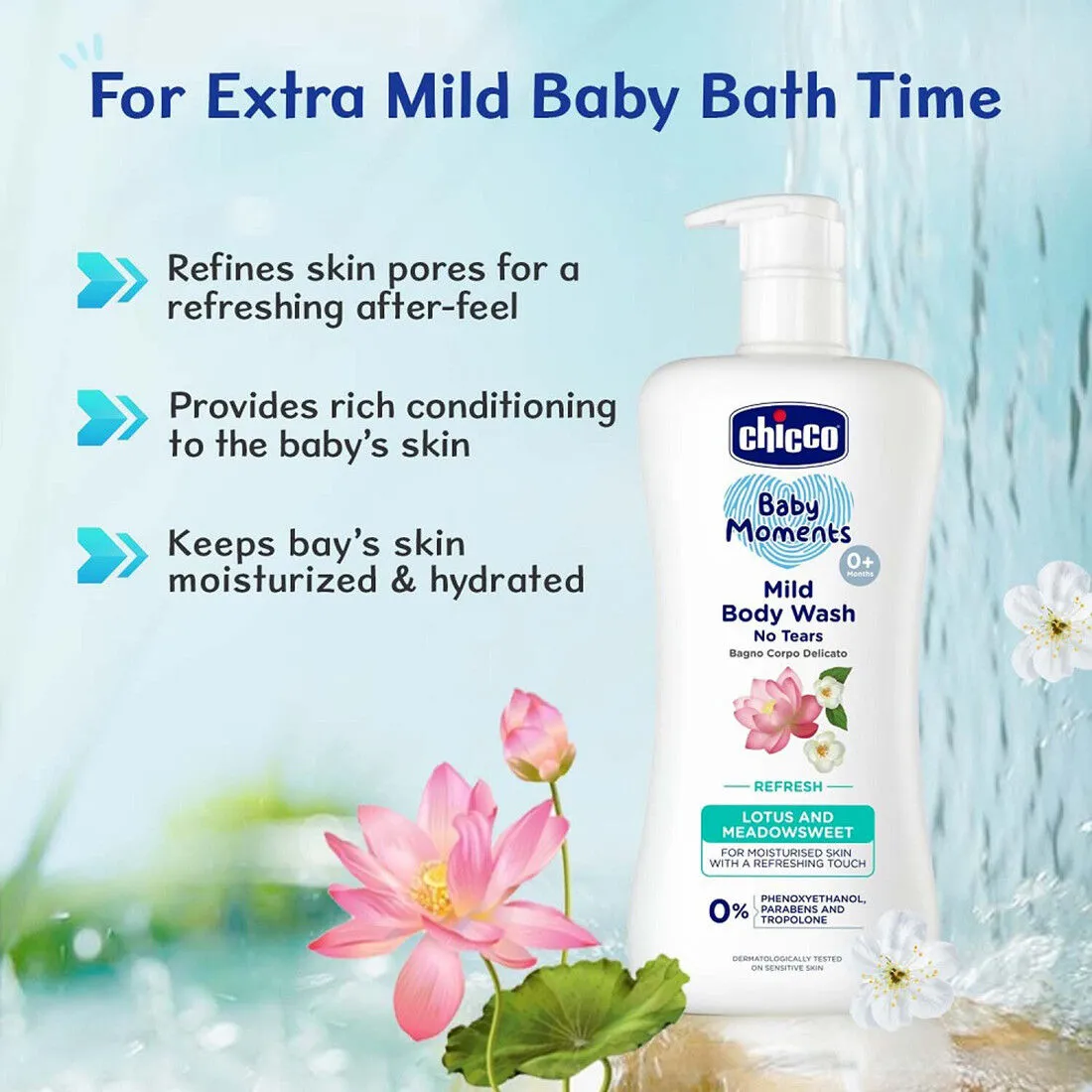 Chicco Baby Mild Bodywash Refresh - Image 3